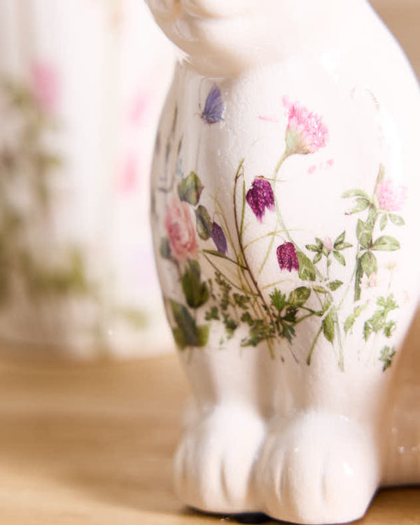 Dibor Wildflower Rabbit Ornament