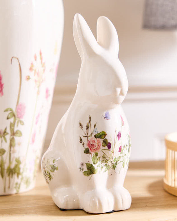 dibor Wildflower Rabbit Ornament