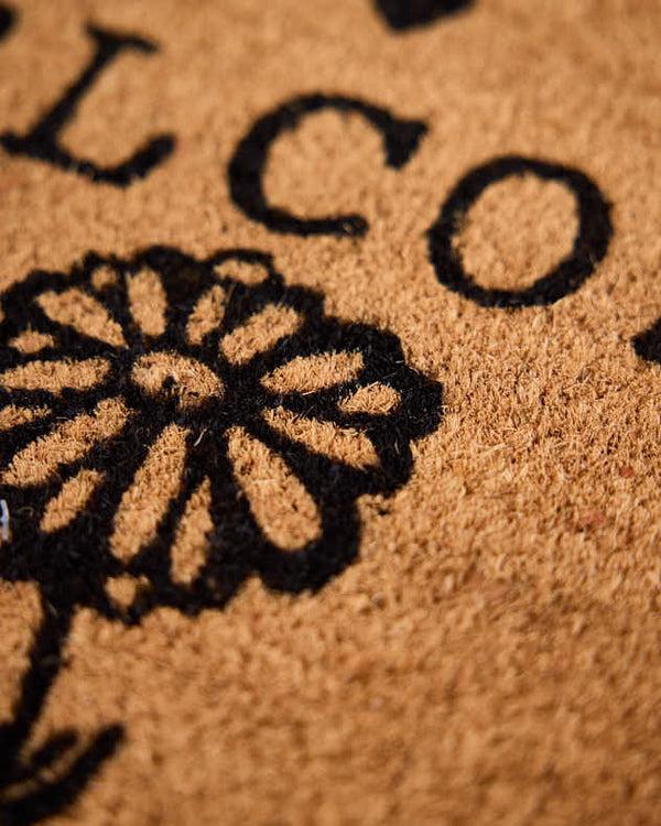 Dibor Wildflowers Welcome Door Mat