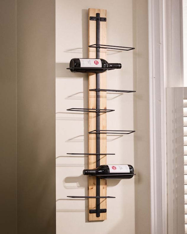 dibor Wooden 8 Bottle Wine Rack
