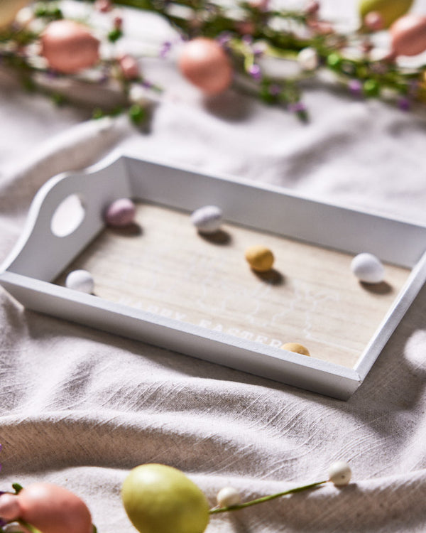 Dibor Wooden Happy Easter Tray
