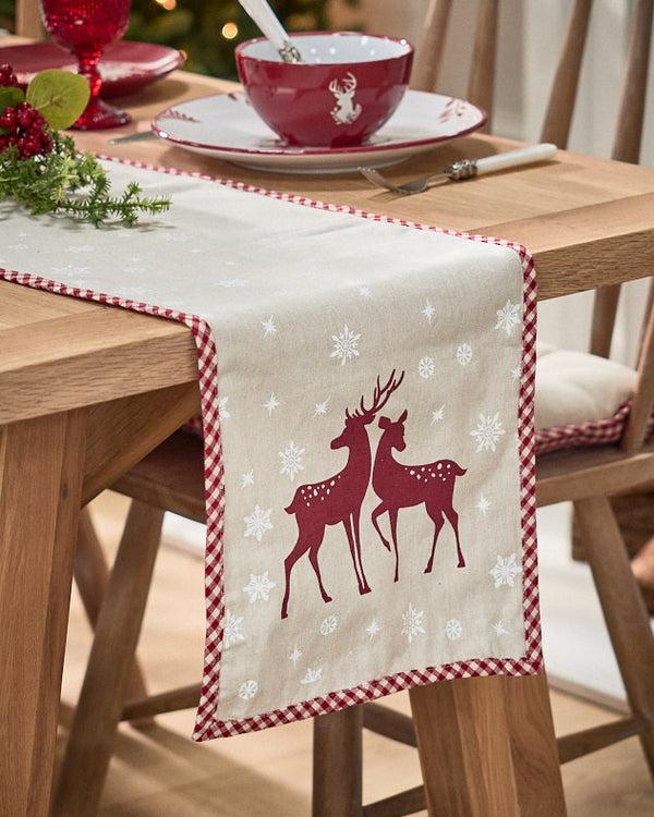 dibor Woodland Deer Table Runner
