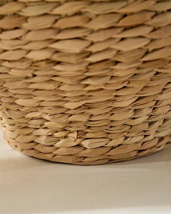 Dibor Woven Bulrush Curved Vase