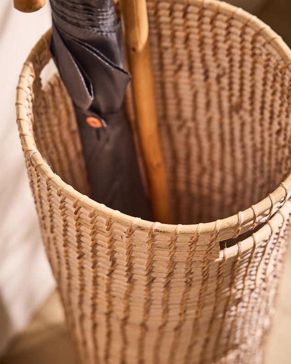 Dibor Woven Rattan Umbrella Stand