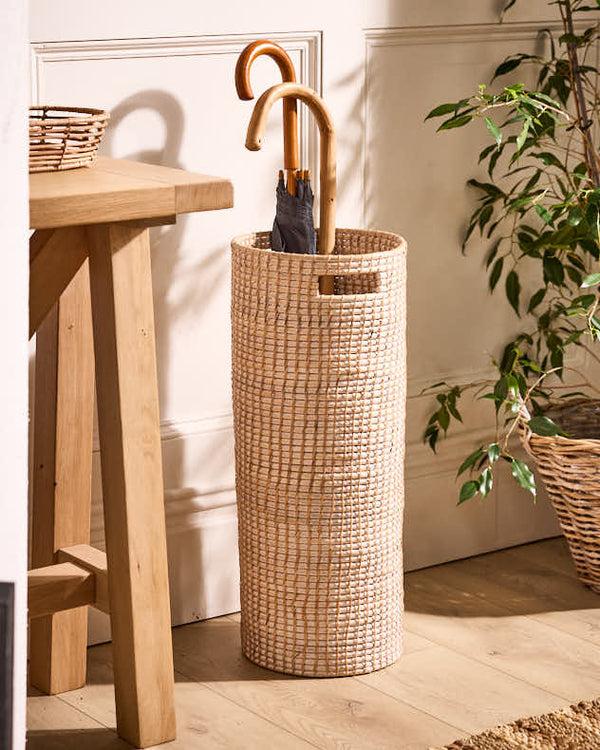 Dibor Woven Rattan Umbrella Stand
