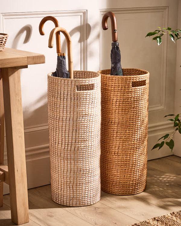 dibor Woven Rattan Umbrella Stand