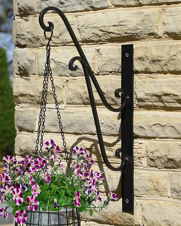 dibor XL Black Scrolled Hanging Bracket