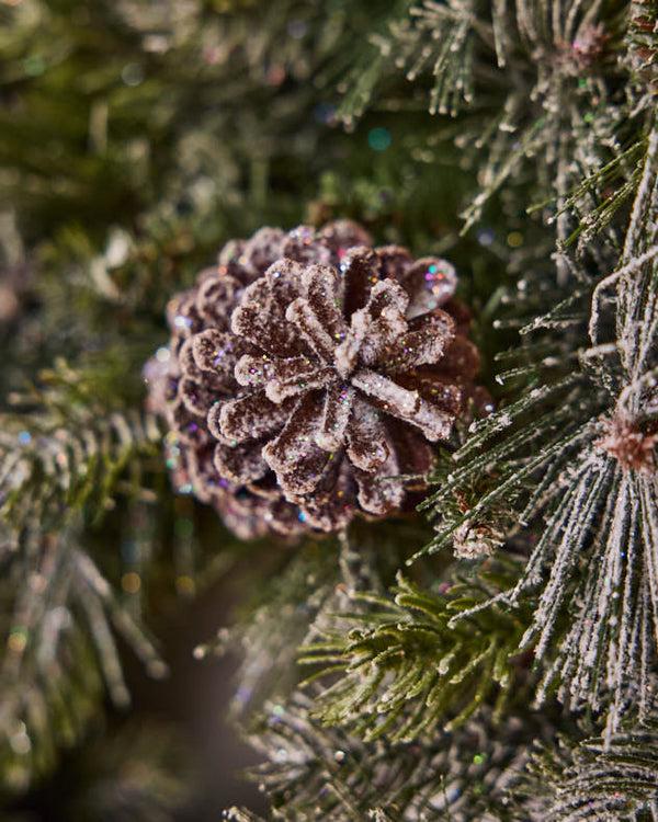 Dibor XL Sparkling Pine Wreath - 76cm