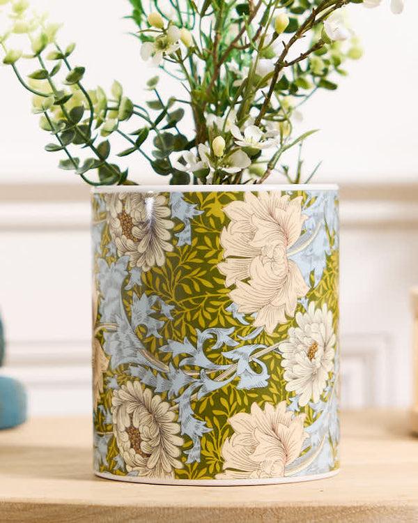 dibor Yellow and Blue Spring Fleur Plant Pot
