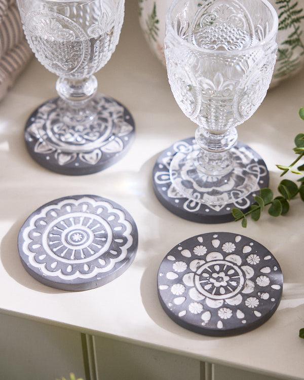 dibor Zagora Set of 4 Embossed Coasters