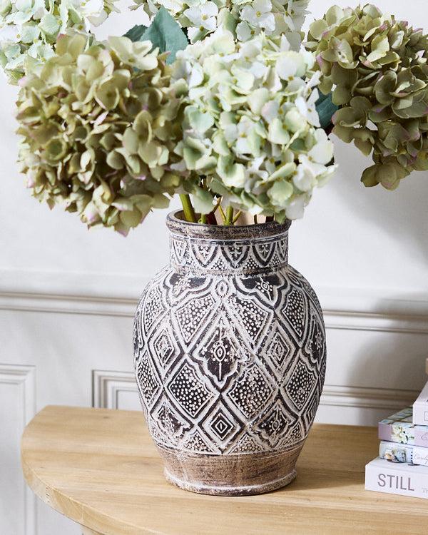 dibor Zellij Moroccan Style Urn Vase