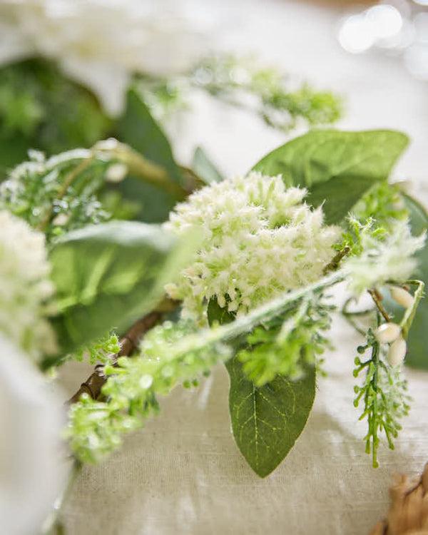 Dibor Zuria White Floral Garland 180cm