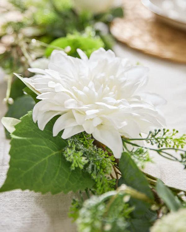 Dibor Zuria White Floral Garland 180cm