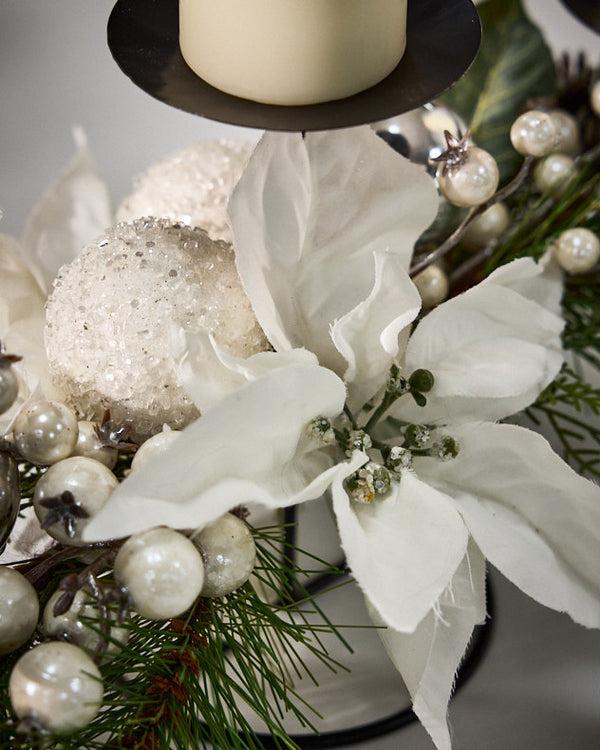 Dibor Moonlit Forest Triple Pillar Candle Holder Centrepiece