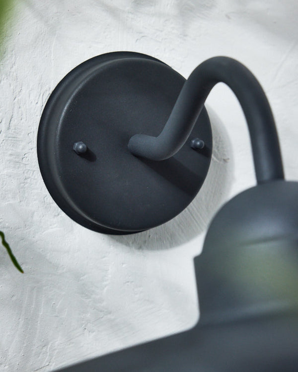 Dibor Padstow Metal Fisherman Outdoor Wall Light Grey