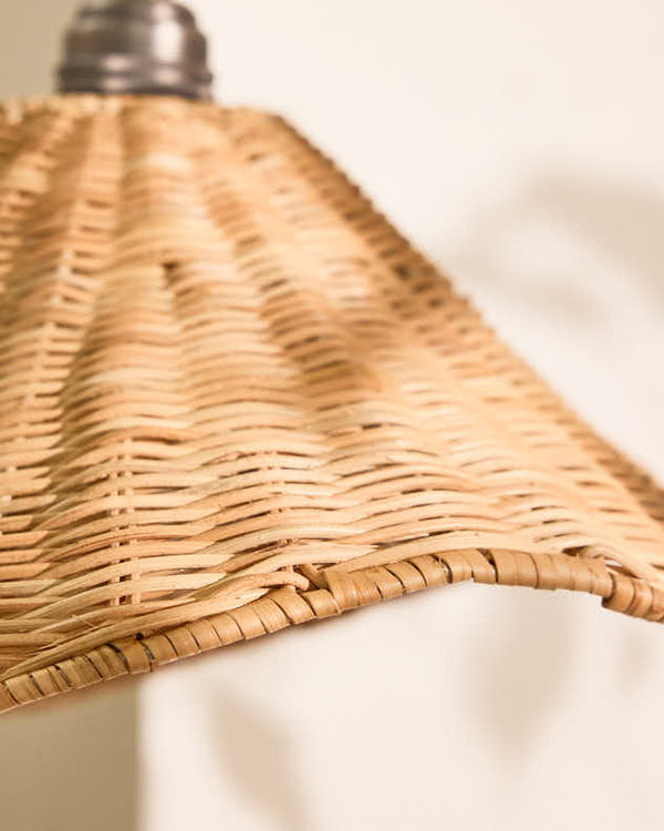 Dibor Roscoe Rattan Scalloped Easy Fit Ceiling Shade