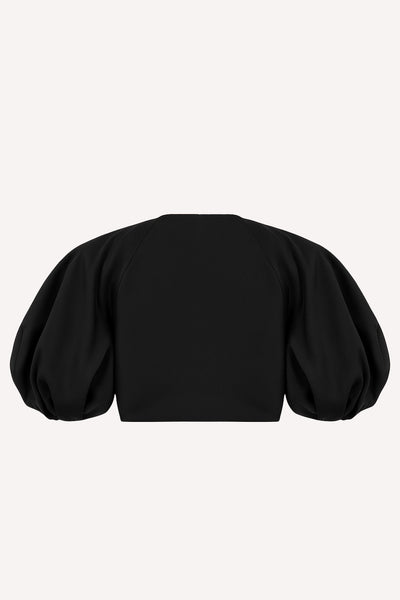 Dice Kayek Balloon Sleeve Jacket MUSTARD