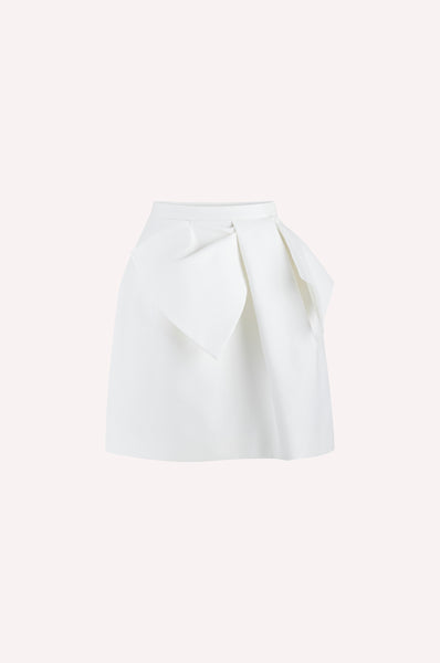 dice kayek Bow Detailed Skirt OPTIC WHITE