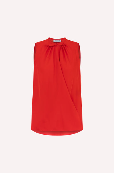 dice kayek Bow Tank Top RED
