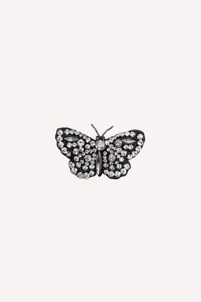 dice kayek Butterfly Brooch BLACK