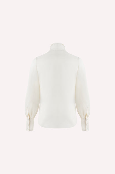 Dice Kayek Classic Tuxedo Shirt OFF WHITE