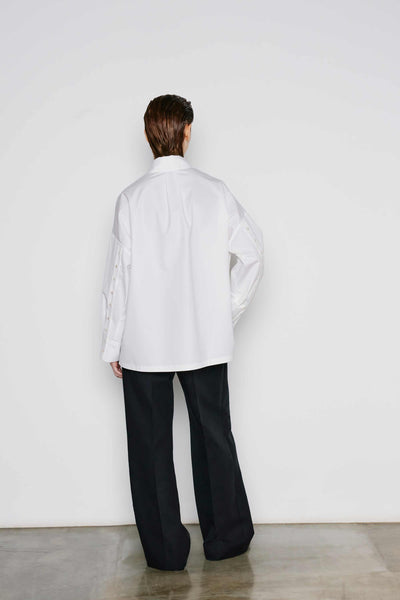 Dice Kayek Crispy Poplin Shirt WHITE