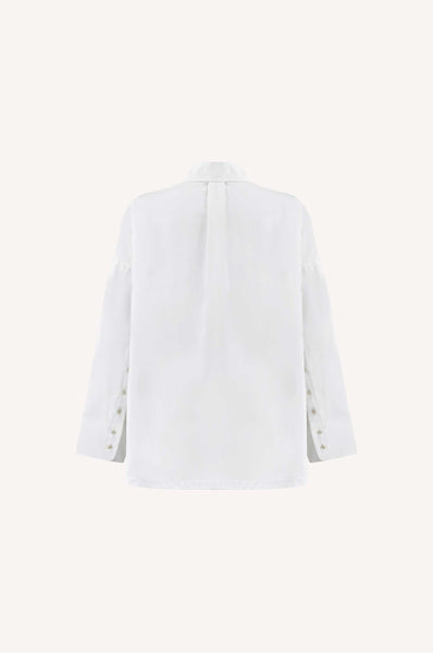Dice Kayek Crispy Poplin Shirt WHITE
