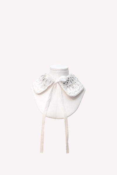 dice kayek Crystal Collar OFF WHITE