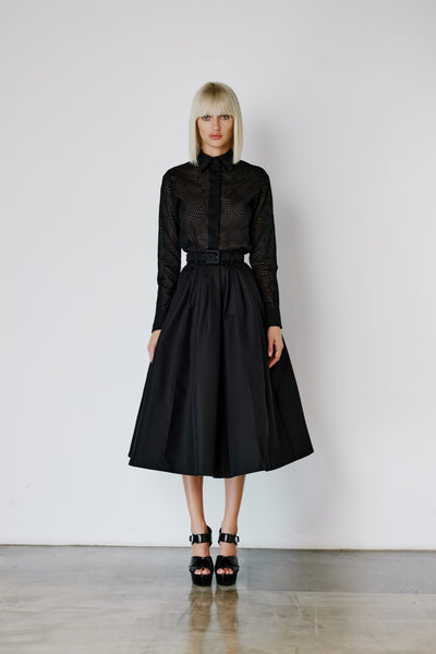 Dice Kayek Detailed Shirt BLACK