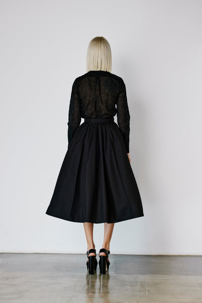 Dice Kayek Detailed Shirt BLACK