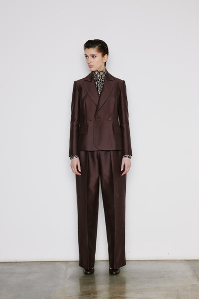 Dice Kayek Double Breasted Blazer BROWN