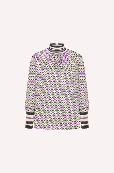 dice kayek Ellipse Print Shirt LILAC ELLIPSE