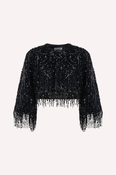 dice kayek Embellished Sequin Jacket BLACK