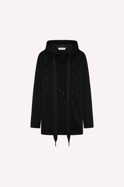 dice kayek Embellished Sweatshirt BLACK