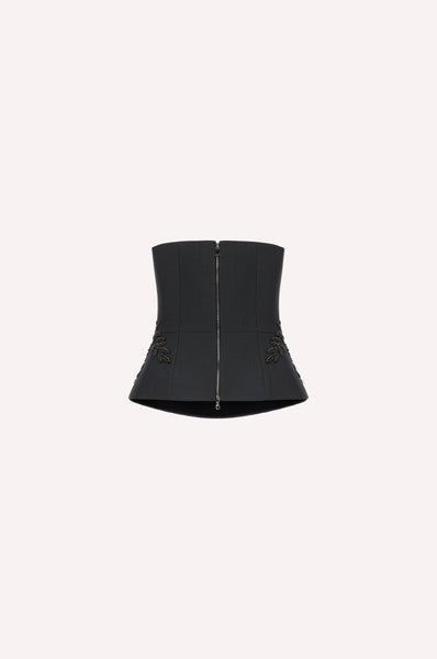 Dice Kayek Embroidered Bustier GREY