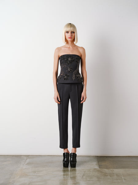 Dice Kayek Embroidered Bustier GREY