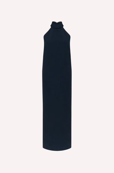 dice kayek Halter Neck Maxi Dress Navy