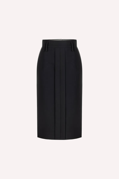 dice kayek High-Waisted Midi Pencil Skirt BLACK