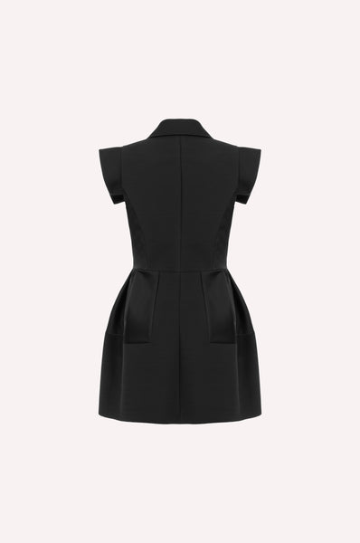 Dice Kayek Jacket Dress BLACK