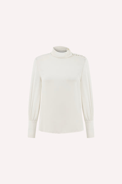dice kayek Long Sleeve Blouse OFF WHITE