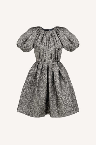 dice kayek Metallic Sheen Dress SILVER