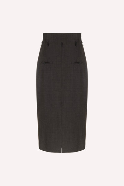 Dice Kayek Midi Pencil Skirt BROWN MELANGE