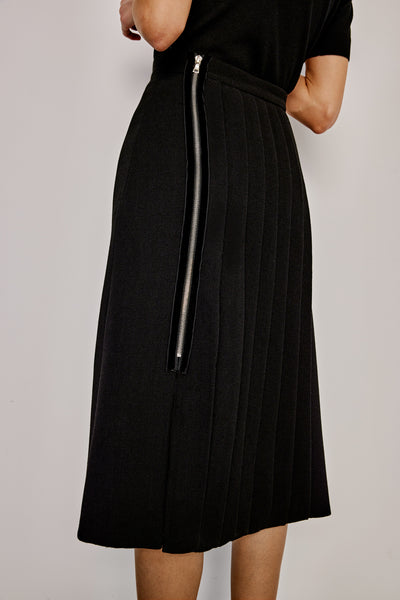 Dice Kayek Midi Skirt BLACK