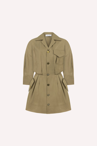 dice kayek Mini Utility Dress Tobacco