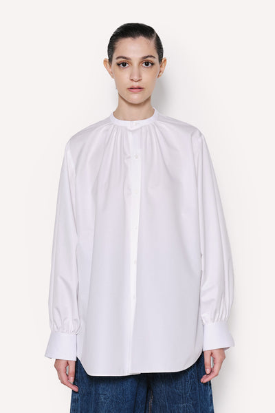 dice kayek Oversized Cotton Poplin Shirt White