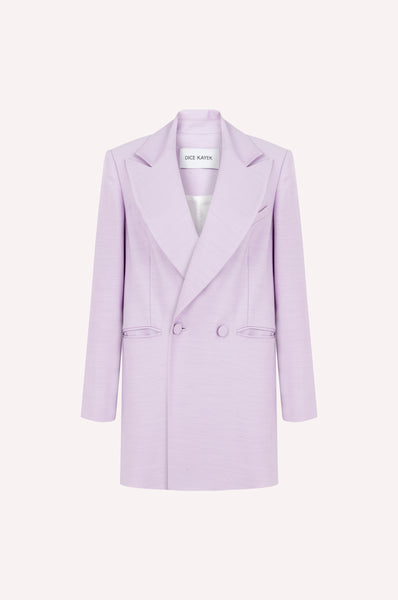 dice kayek Oversized Double-Breasted Blazer LILAC
