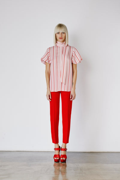 Dice Kayek Pleated Pants RED