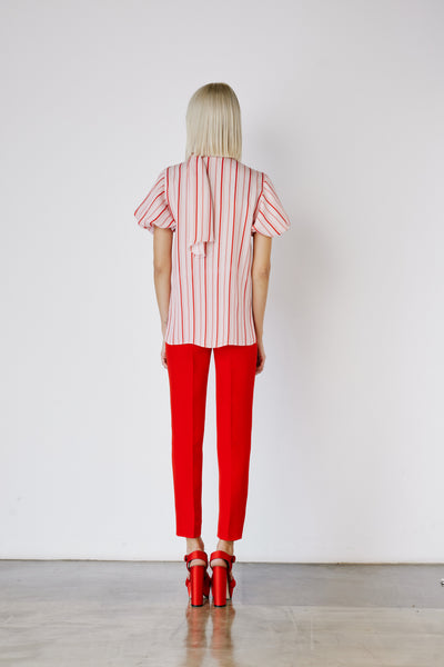 Dice Kayek Pleated Pants RED