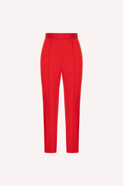 dice kayek Pleated Pants RED