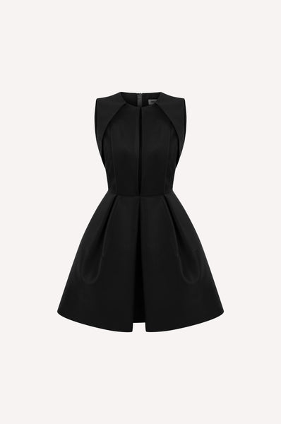 dice kayek Signature Sleeveless Mini Dress BLACK